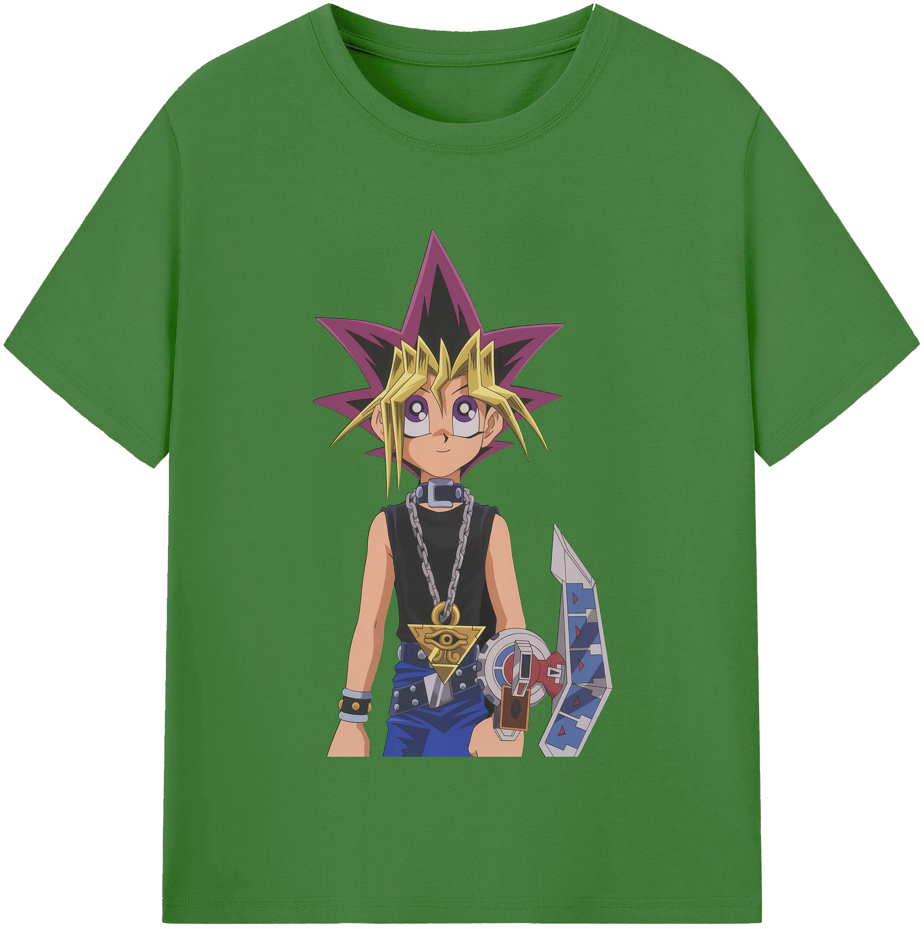 （画像用） 遊☆戯☆王 Yu-Gi-Oh! レディースカジュアルプリントTシャツ（綿100％）